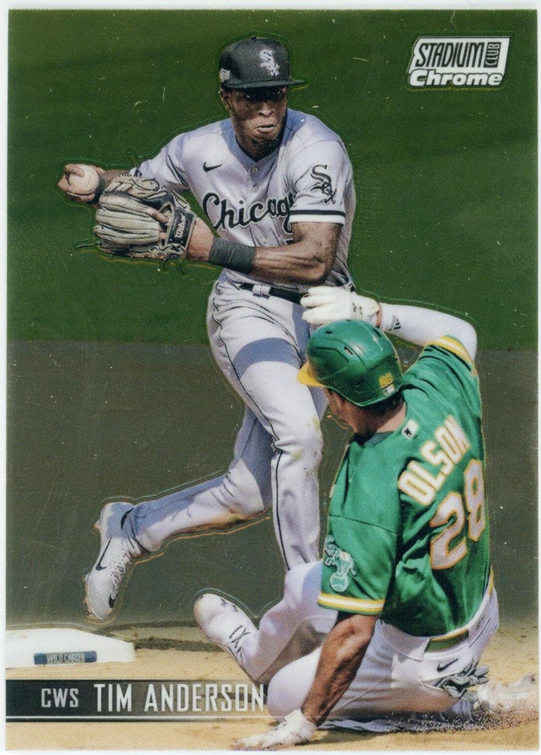 Tim Anderson #23 2021 Stadium Club Chrome Baseball