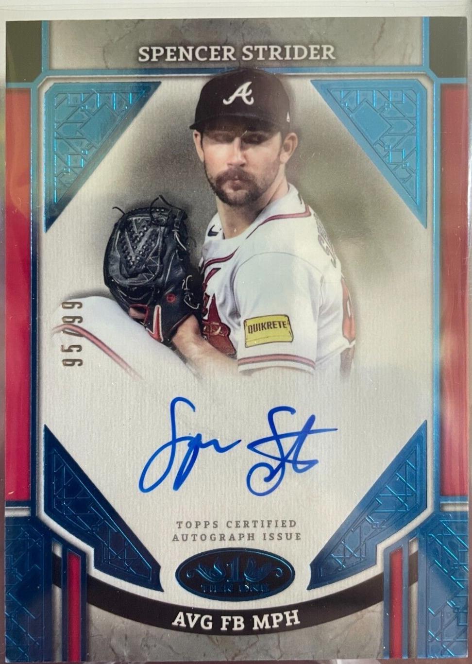 Spencer Strider [Blue Foil] #ASA-SS
