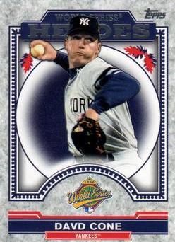 David Cone #WSH-DC Baseball Cards 2014 Topps Update World Series Heroes