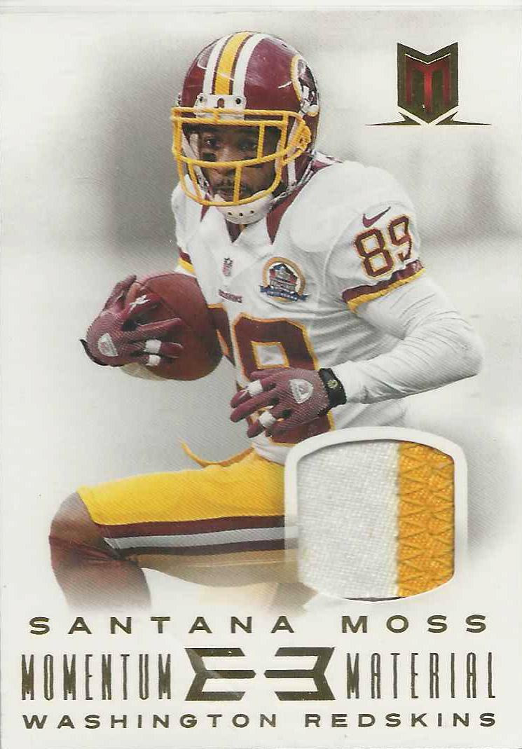 Santana Moss #88 Football Cards 2013 Panini Momentum Material
