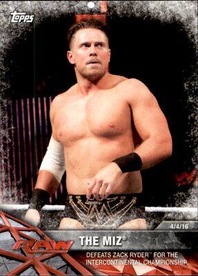 The Miz #69 Wrestling Cards 2017 Topps WWE Road To Wrestlemania