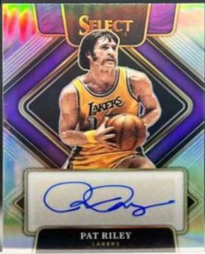 Pat Riley #SG-PRL Basketball Cards 2021 Panini Select Signatures