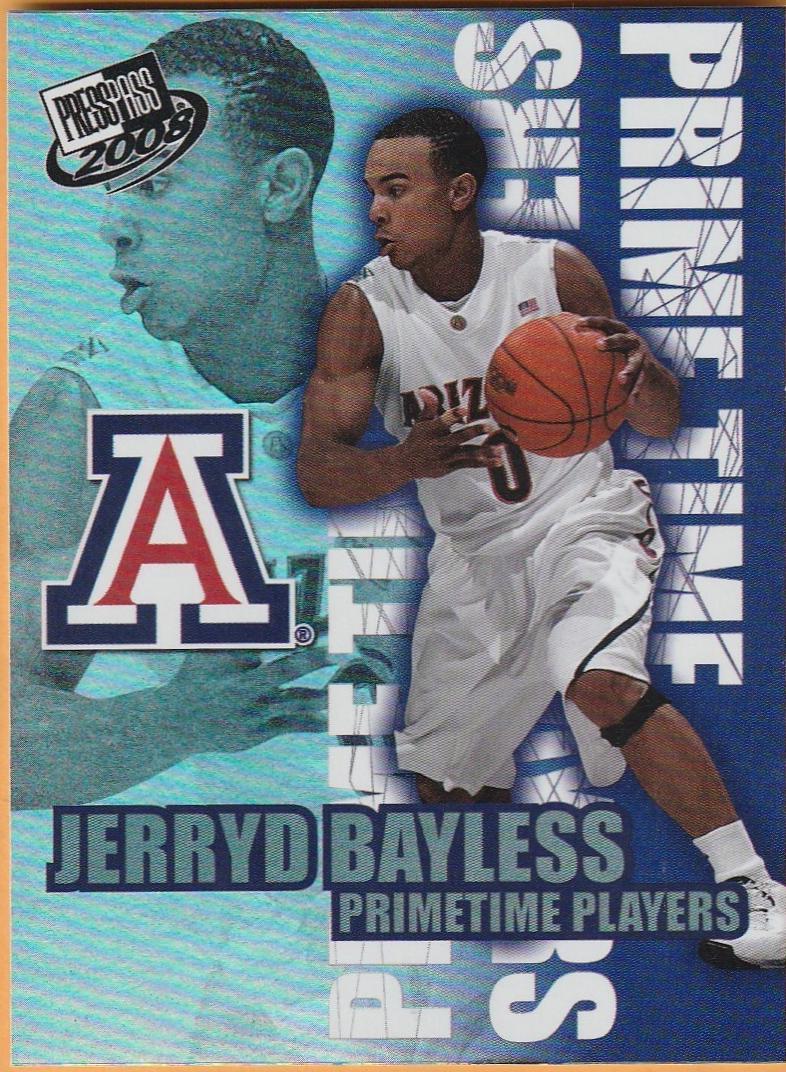 Jerryd Bayless #PT-8 Basketball Cards 2008 Press Pass Primetime Players