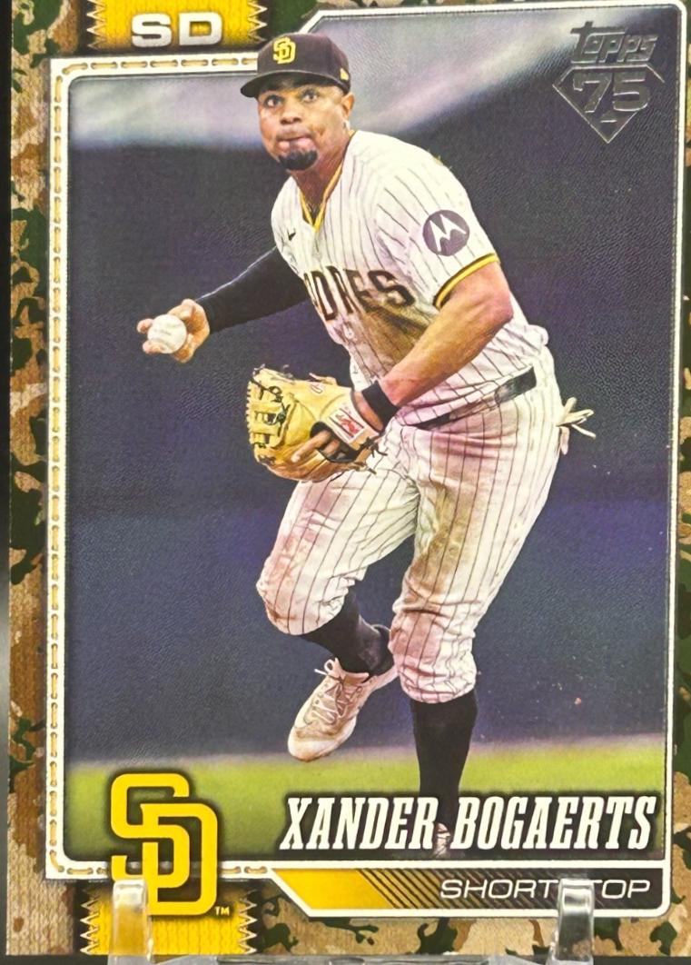 Xander Bogaerts [Memorial Day Camo] (2026 Topps)
