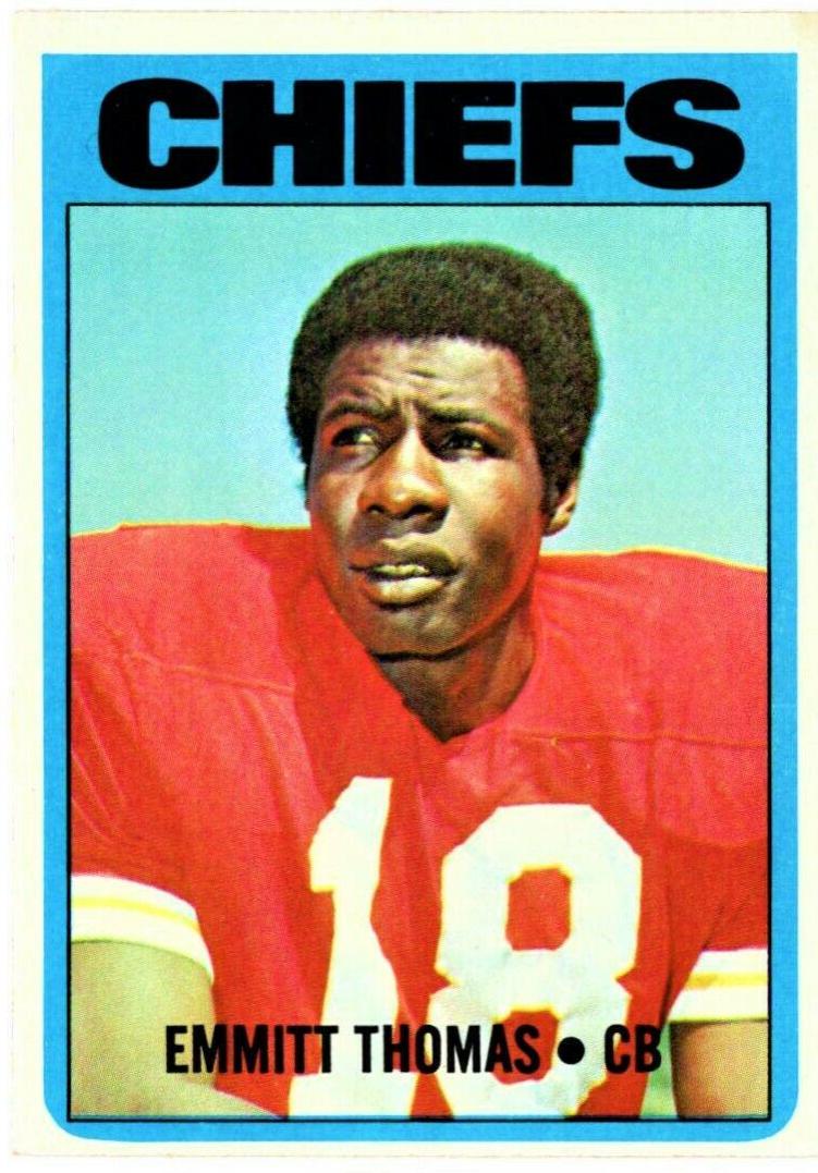 Emmitt Thomas #157 Football Cards 1972 Topps