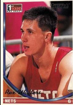Rex Walters #40 Basketball Cards 1993 Topps Gold