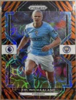Erling Haaland [Choice Tiger Stripe] #9 Prices | 2022 Panini Prizm