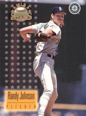 Randy Johnson #43 Baseball Cards 1997 Topps Stars