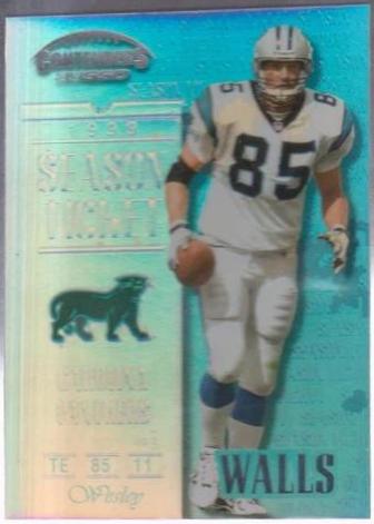 Wesley Walls #64 Football Cards 1999 Playoff Contenders Ssd