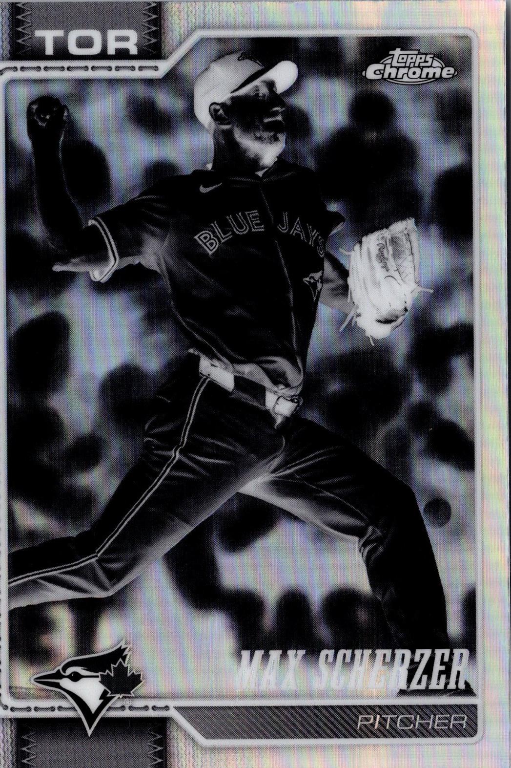 Max Scherzer [Negative Refractor] (2026 Topps Chrome)