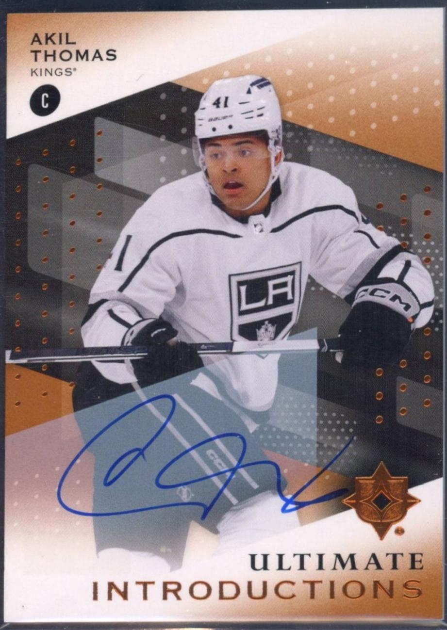 Akil Thomas #UI-AT 2024 Ultimate Collection Introductions Autograph Hockey