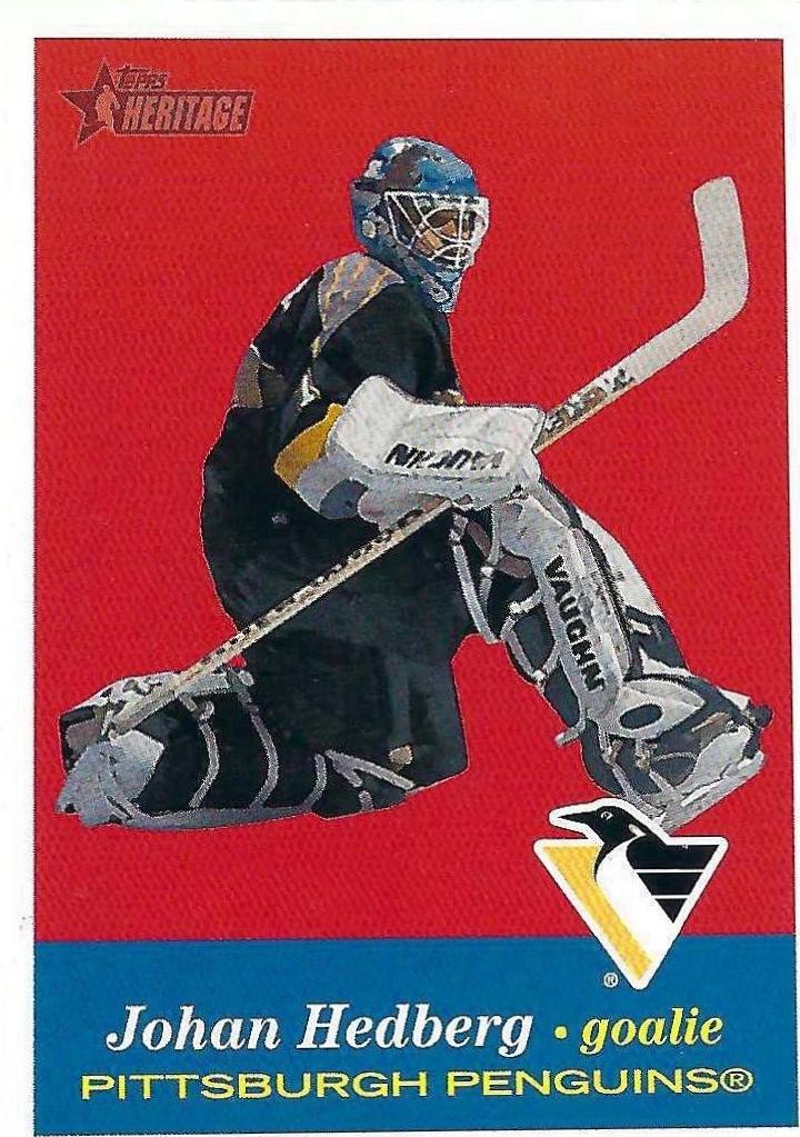 Johan Hedberg #37 Hockey Cards 2001 Topps Heritage