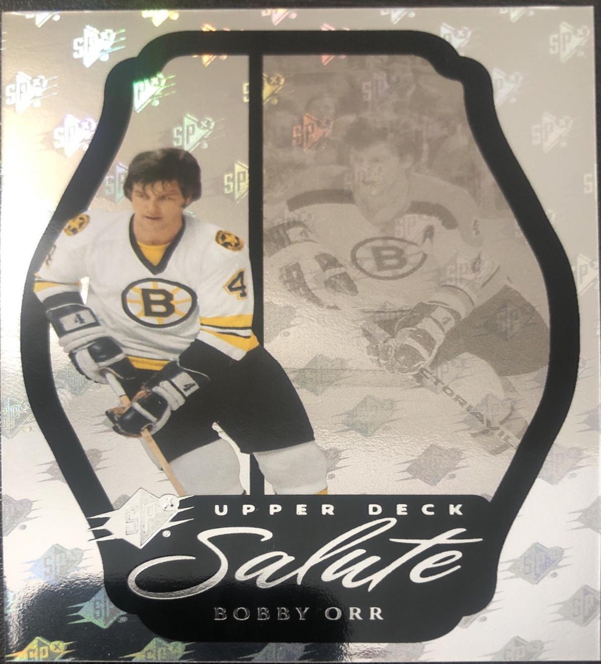 Bobby Orr #S-BO Hockey Cards 2024 SPx Salute