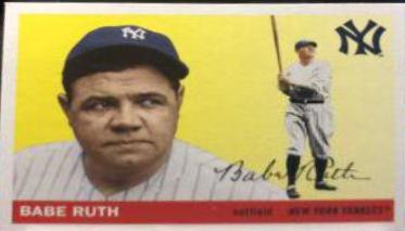 Babe Ruth #1 Baseball Cards 2020 Topps Archives