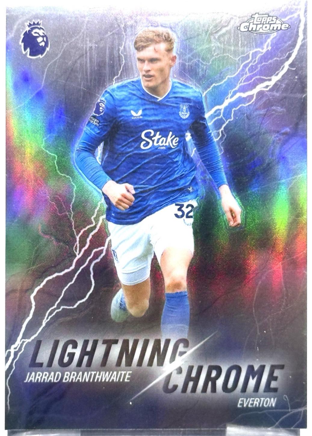 Jarrad Branthwaite #LC-18 2025 Topps Chrome Premier League Lightning