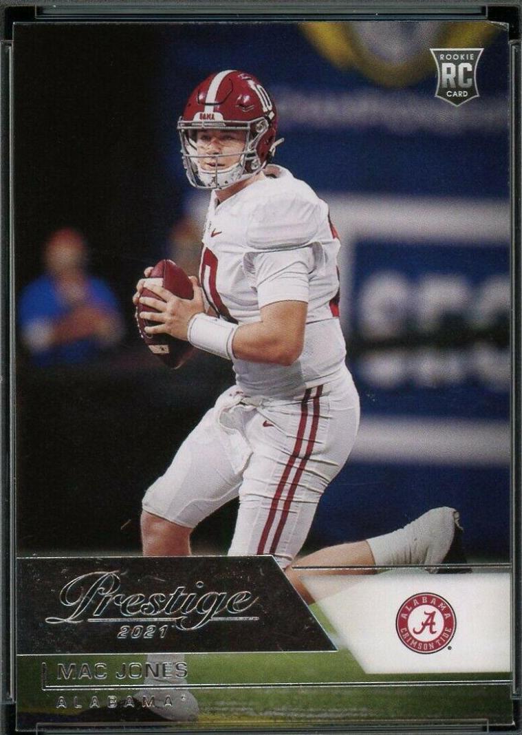 Mac Jones #87 Football Cards 2021 Panini Chronicles Draft Picks