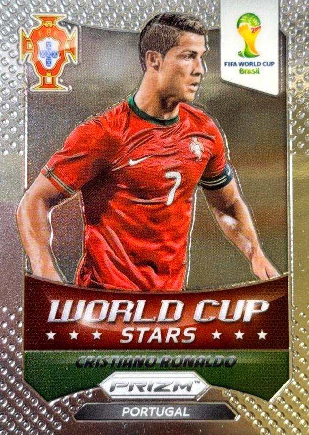 Cristiano Ronaldo #28 Soccer Cards 2014 Panini Prizm World Cup Stars