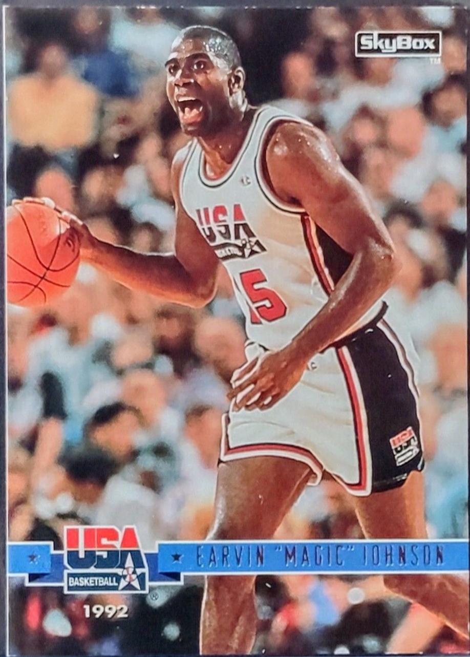 earvin johnson #87 Basketball Cards 1992 Skybox USA