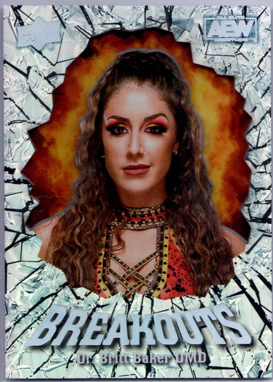 Dr. Britt Baker #BO-21 Wrestling Cards 2022 Upper Deck AEW Breakouts