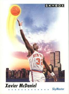 Xavier McDaniel #585 Basketball Cards 1991 Skybox