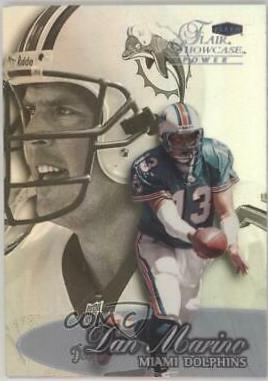 Dan Marino #19 Football Cards 1999 Flair Showcase