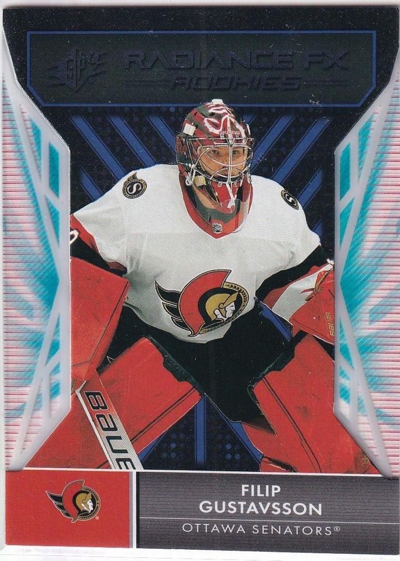 Filip Gustavsson #RFX-72 2021-22 SPx Hockey Radiance F/X