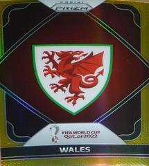 Wales [Gold] #32 Soccer Cards 2022 Panini Prizm World Cup Team Badges Prices