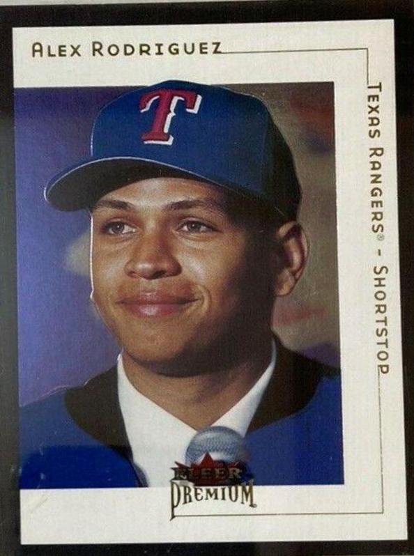 Alex Rodriguez #51 Baseball Cards 2001 Fleer Premium