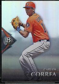 Carlos Correa #20 Baseball Cards 2014 Bowman Platinum Chrome Prospects