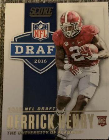 Derrick Henry #5 Football Cards 2016 Panini Score NFL Draft