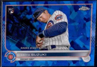 Seiya Suzuki #US8 Baseball Cards 2022 Topps Chrome Update Sapphire