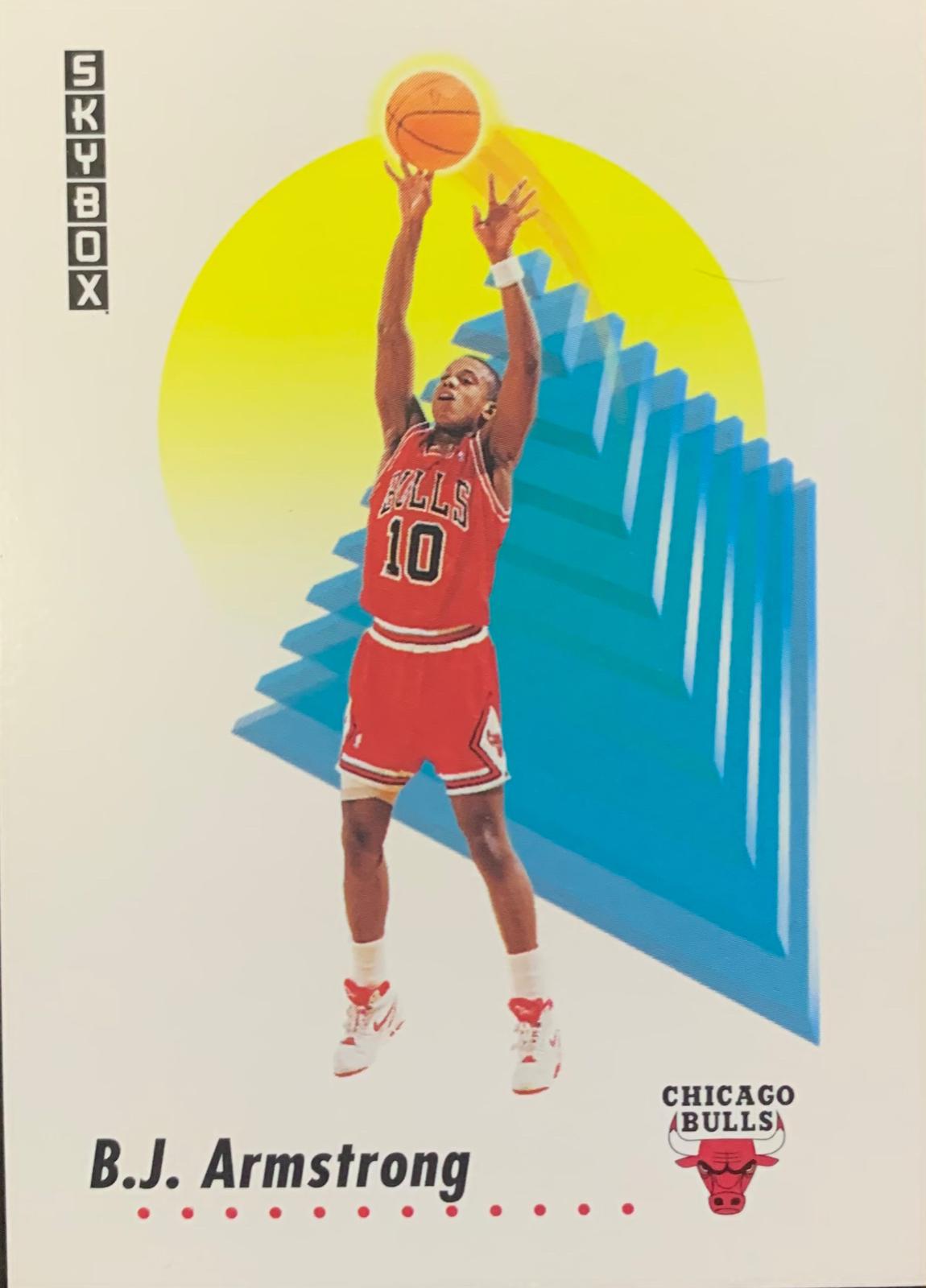 B.J. Armstrong #34 Basketball Cards 1991 Skybox