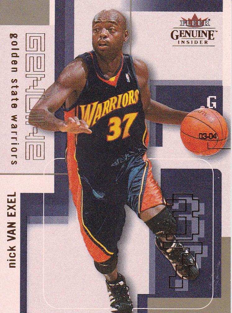 Nick Van Exel #64 Basketball Cards 2003 Fleer Genuine Insider