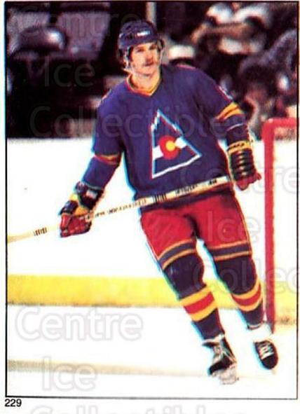 Rob Ramage #229 1981 O Pee Chee Sticker Hockey