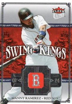 Manny Ramirez #SK-MR Baseball Cards 2007 Ultra Swing Kings