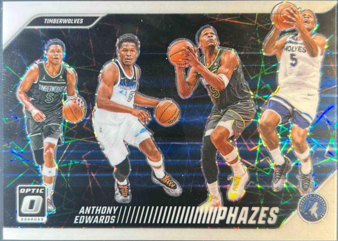 Anthony Edwards #10 2024 Panini Donruss Optic Phazes Basketball