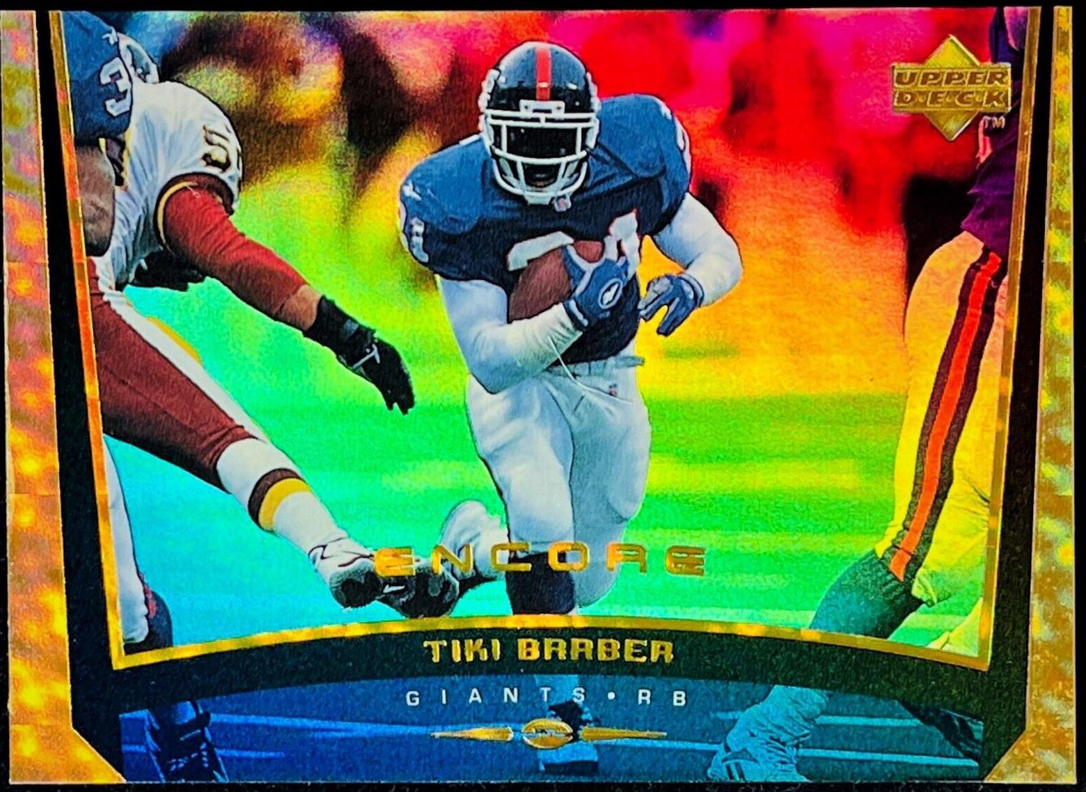 Tiki Barber [Gold F, X] #102