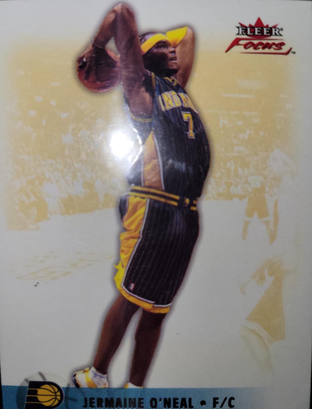 Jermaine O'Neal #88 Basketball Cards 2003 Fleer Focus