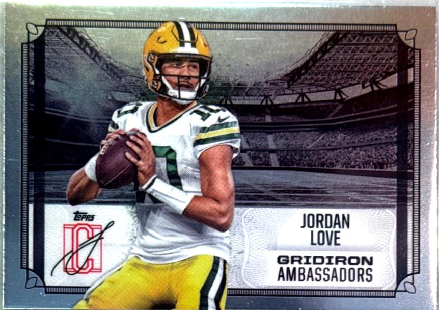 Jordan Love #GA-12 Football Cards 2024 Topps Signature Class Gridiron Ambassador