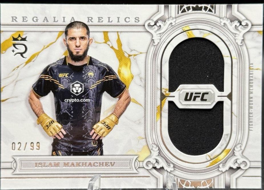Islam Makhachev #RAR-1 Ufc Cards 2024 Topps Royalty UFC Regalia Relic
