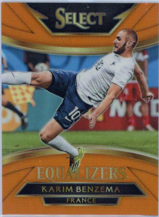 Karim Benzema #9 Soccer Cards 2015 Panini Select Equalizers