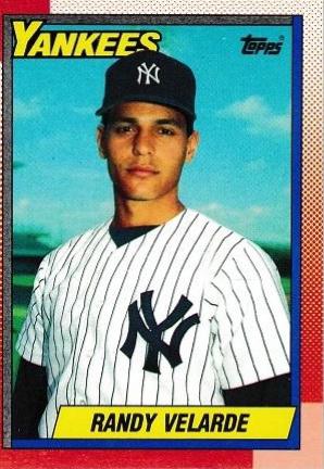 Randy Velarde #23 Baseball Cards 1990 Topps