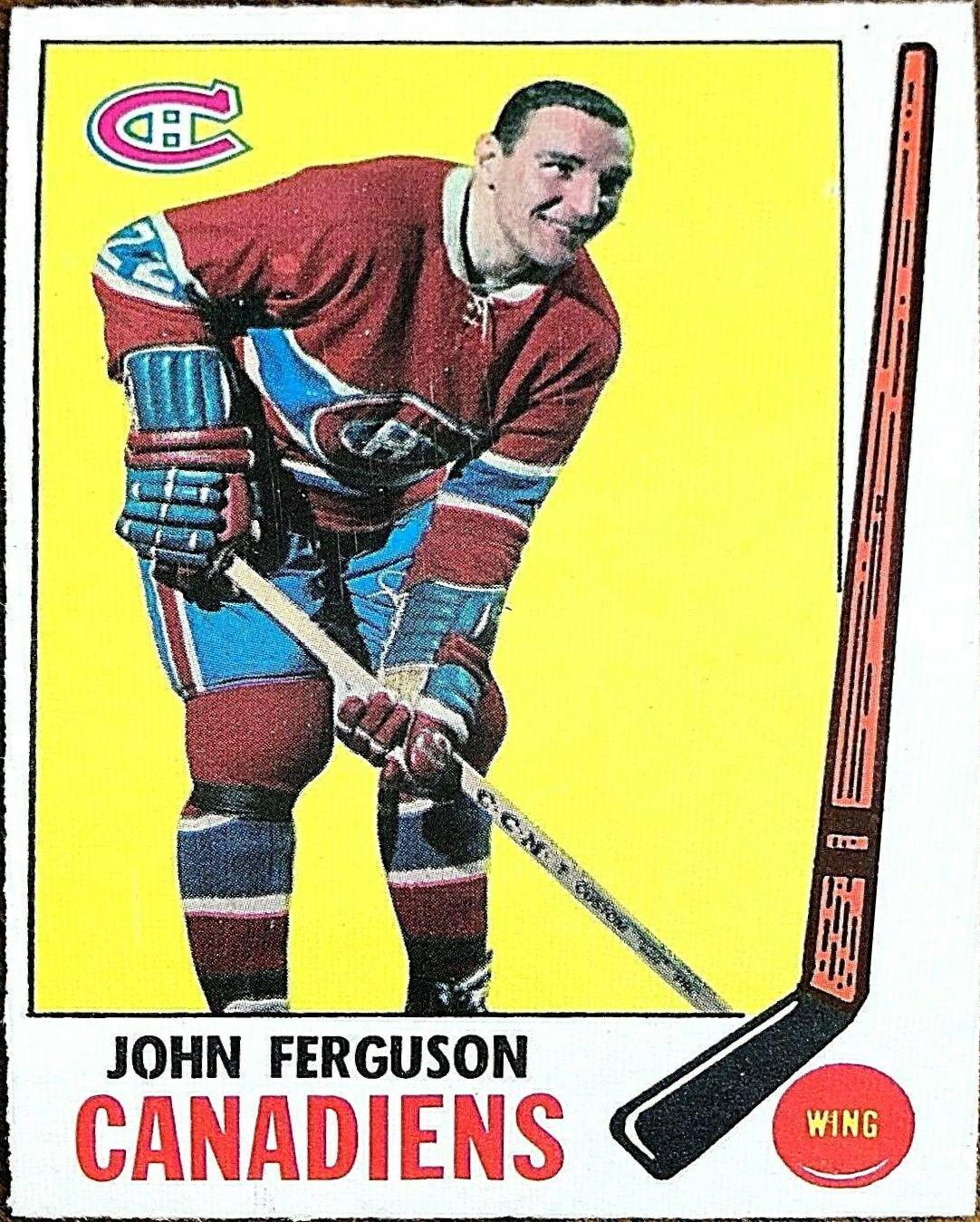 John Ferguson #7 Hockey Cards 1969 O-Pee-Chee