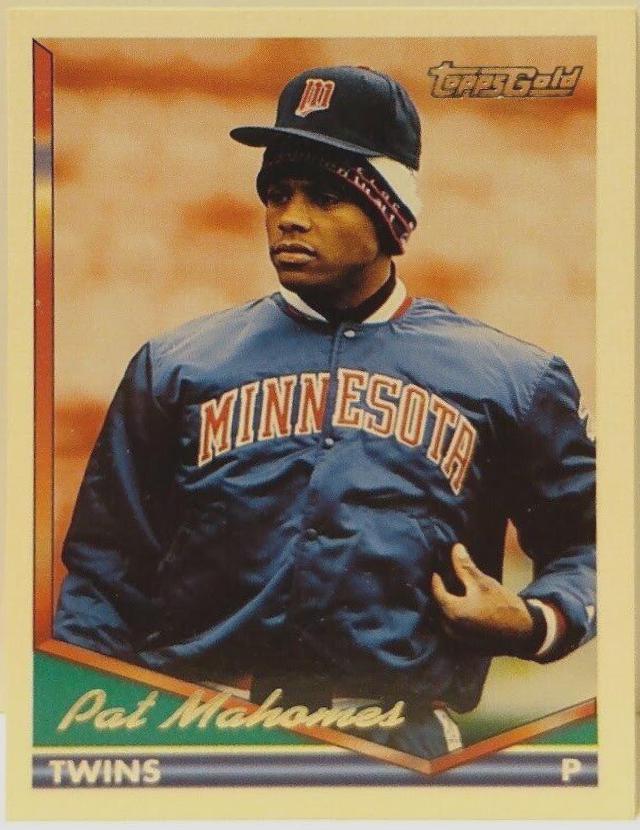Pat Mahomes #43 Baseball Cards 1994 Topps Gold