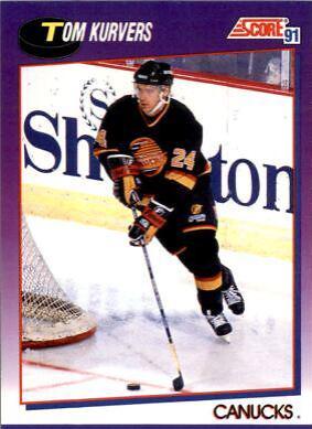 Tom Kurvers #174 Hockey Cards 1991 Score American