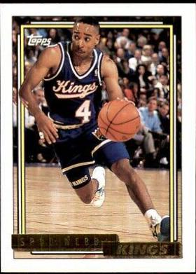Spud Webb #63 Basketball Cards 1992 Topps Gold