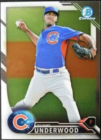 Duane Underwood #BCP-101 Baseball Cards 2016 Bowman Chrome Prospects