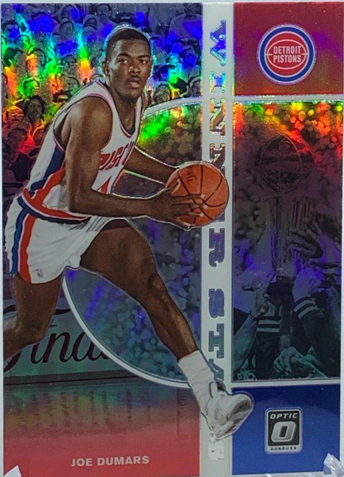 Joe Dumars #5 Basketball Cards 2019 Panini Donruss Optic Winner Stays