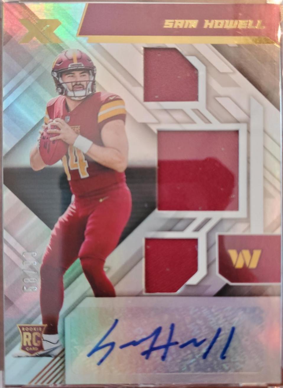 Sam Howell #205 2022 Panini XR Football