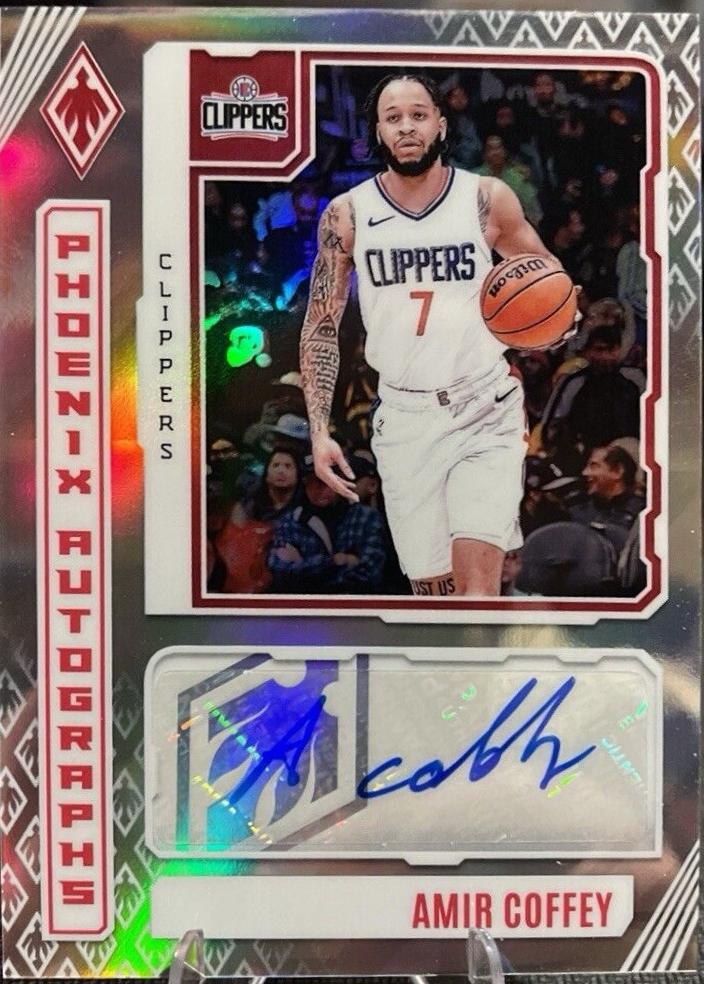 Amir Coffey #PA-COF Basketball Cards 2023 Panini Phoenix Autograph